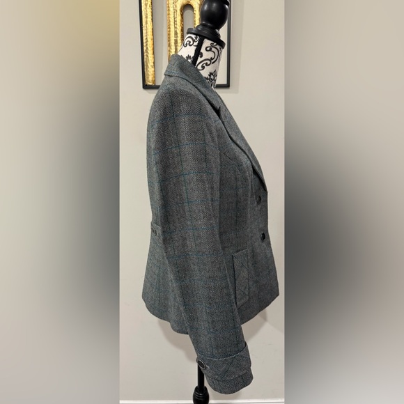 Kasper Gray Plaid Women's Blazer - Picture 5 of 9